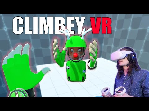 Climbing in VR is Challenging | Climbey VR Quest 2 Airlink [Gameplay]