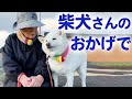 柴犬がおばあちゃんを笑顔に…。今では最高の相棒になっています♡