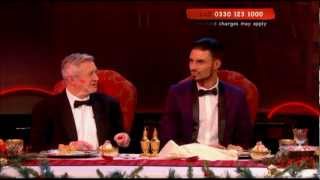 Louis Walsh &amp; Rylan Clark&#39;s Yule Tucker Trial on Text Santa 2012