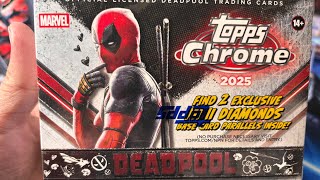 Topps 2025 Deadpool chrome blaster with blank cards….