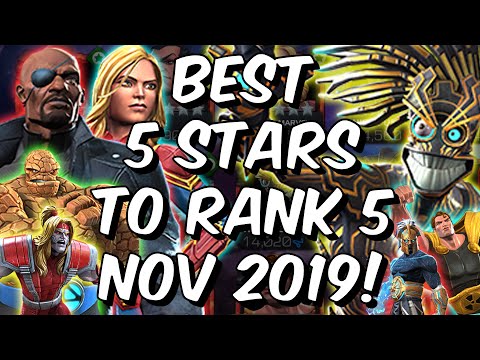 Best 5 Star Champions To Rank 5 November 2019 – Marvel Contest of Champions