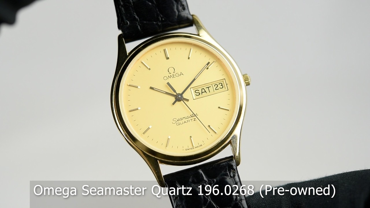マ*ム様 OMEGA Seamaster Quartz 腕時計 Omega Seamaster Quartz 196.0268 (Pre-owned) - YouTube