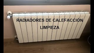 RADIADORES DE CALEFACCIÓN LIMPIEZA 