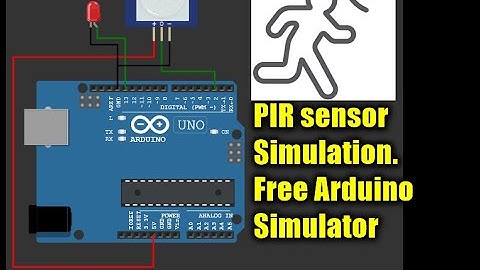 Wokwi Arduino PIR sensor simulation - Easy to learn Arduino programming online
