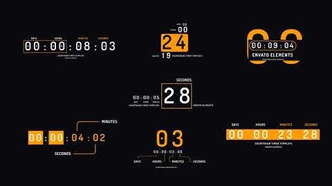 Countdown Timer Toolkit V36 | After Effects Template