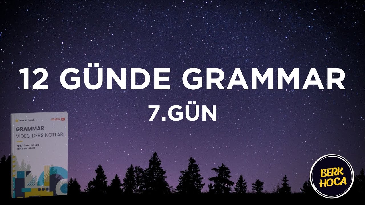 Gerund & Infinitive Konu Anlatımı | 7.Gün | 12 Günde Grammar Kampı | 2026 | YDT