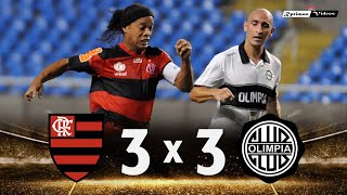 Flamengo 3 x 3 Olimpia (Ronaldinho show) ● 2012 Libertadores Extended Highlights & Goals HD