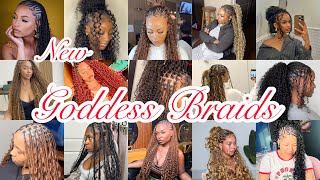 ‼️New & Stunning Goddess Braids Hairstyles Ideas For All black Women!! Most Trending 