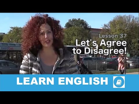English Course Lesson 37  Story Lets Agree to Disagree