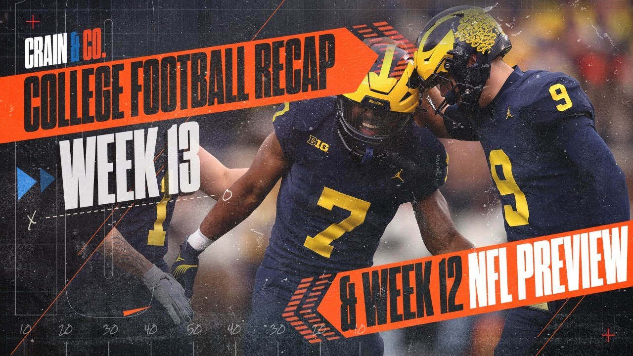 College Football Week 13 Recap & NFL Preview | 2023 - YouTube