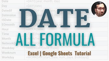 Date Function - All formulas in Excel google sheets