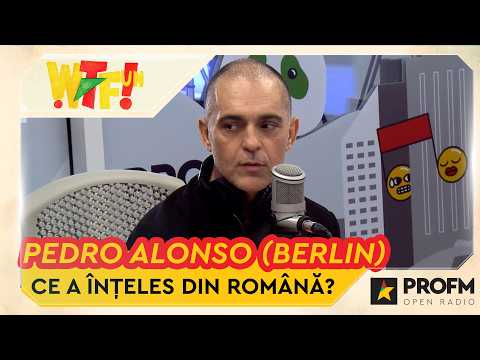 Pedro Alonso, Berlin din La Casa de Papel, invitat la WTFun: mici, Steaua și cuvinte românești