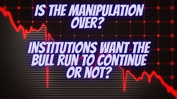 New Buy Alert This Week Chance 90%!  Do Institutions Want The Bull Run To Continue Or They Dont ?