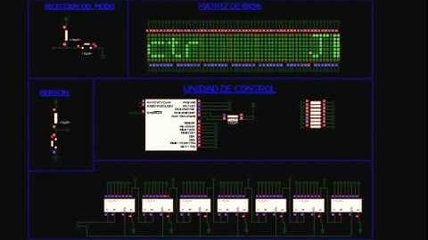 MATRIZ LED - PIC16F628A