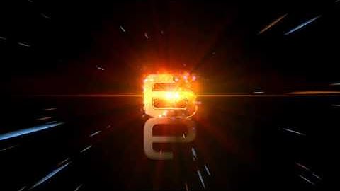 4K 60fps 2160p Flashing Storm 3D Countdown Numbers