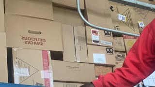 Dollar tree unload day 10 USA truck