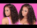 2024 *NEW 7IN1* Pre-Everything Curly Brown Closure Wig | Perfect For Vacation | West Kiss Hair