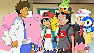 Brock reunion with Ash and Dawn Pokémon Legends Arceus Special Episode English Subbed