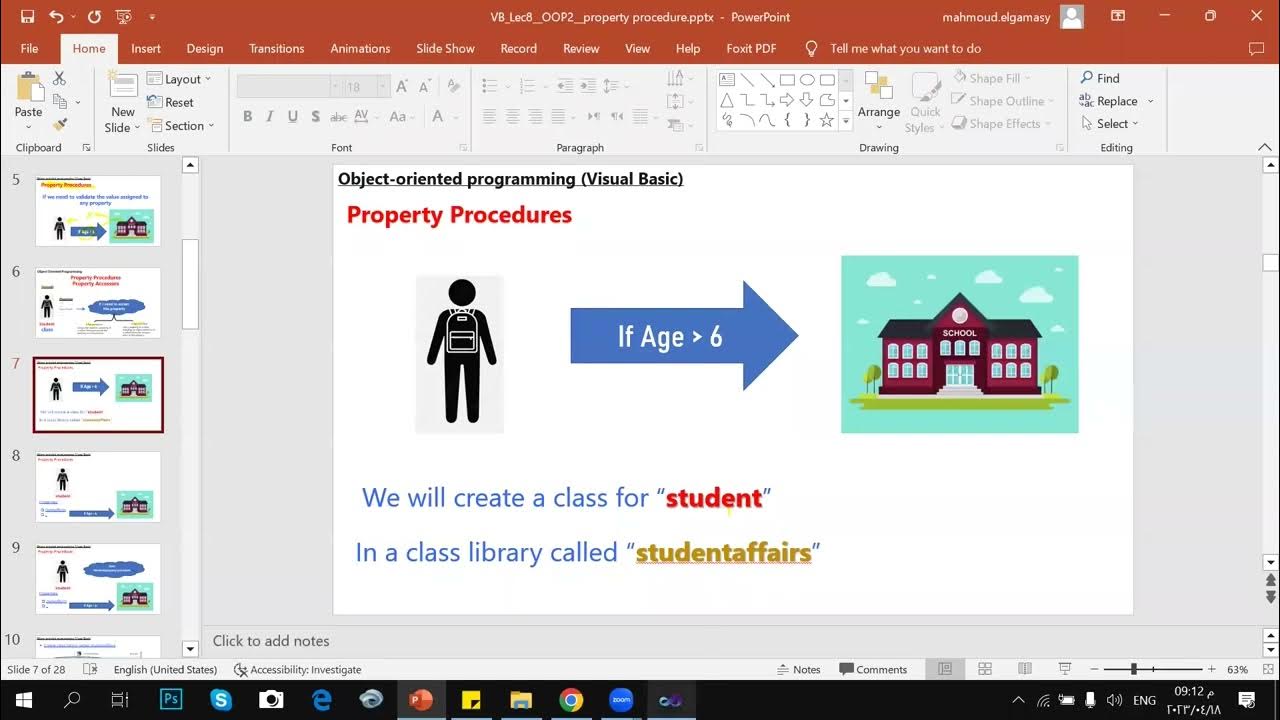 Object Oriented Programming- Property Procedure - Set- Get - YouTube