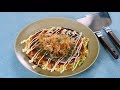 金時豆入りお好み焼き