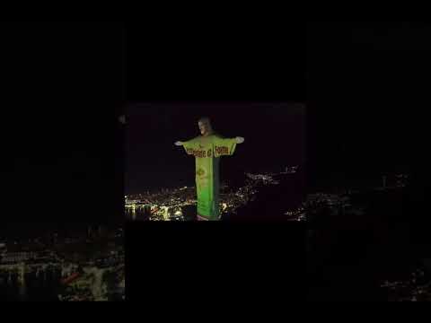 Projeção da Campanha da Fraternidade no Cristo Redentor