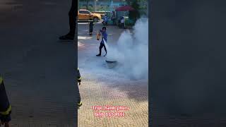 Thực hành phun bình bột PCCC