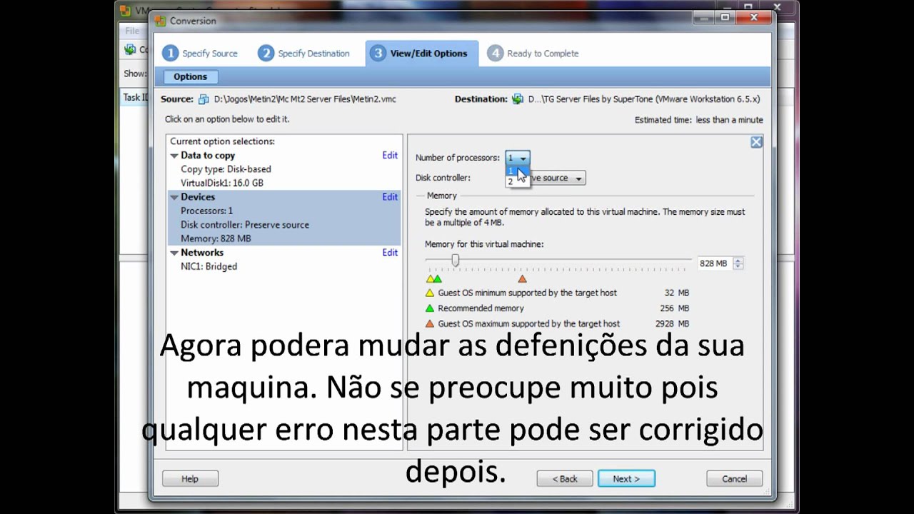 [Tutorial] Converter VirtualPC em VMware - YouTube