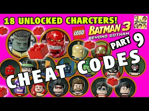 tidsskrift Oprør ugyldig Lego Batman 3 Cheat Codes! 18 Characters Unlocked + 5 Red Bricks (Beyond  Gotham Part 9) - YouTube
