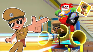Little Singham Cartoon Game -2- 3d Run - Best Cycle Run Game - Android/iOS - Police Version🚔