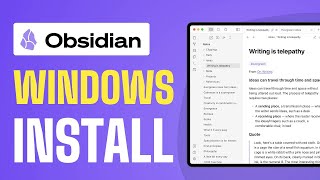 How To Install Obsidian on Windows 11 - Full Guide 2025