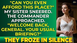 At Dinner They Called Me a Nobody — Then My Sister’s Commander Said Welcome Back, General