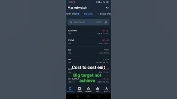 Cost to cost exit / MARKETKEBEAR
