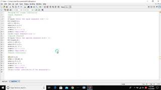 Explaining about Matlab program for linear convolution in tamil