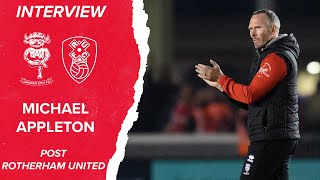 Michael Appleton Post Rotherham United
