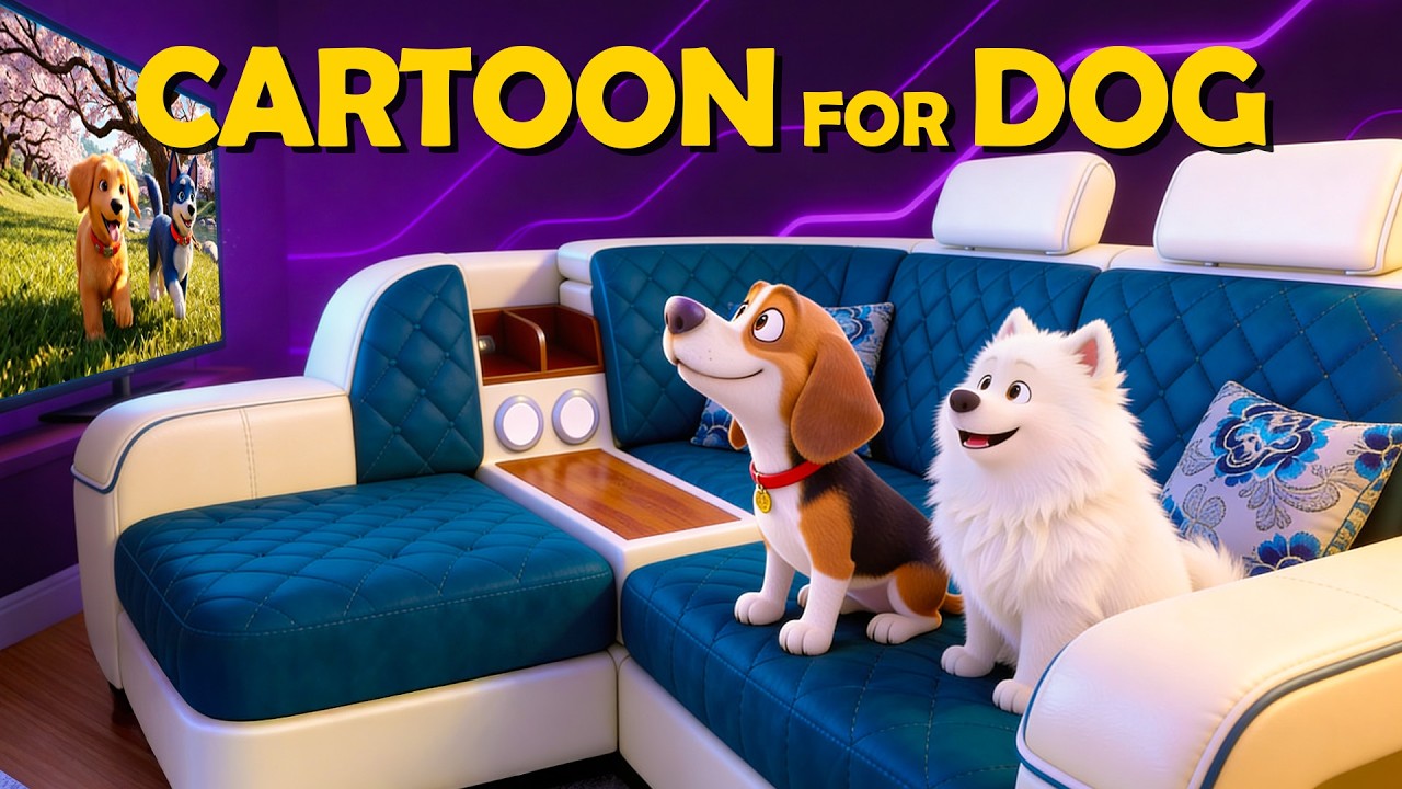 Новый музыкальный мультфильм для собак, который можно посмотреть в 2026 году! Цвета, которые они вид