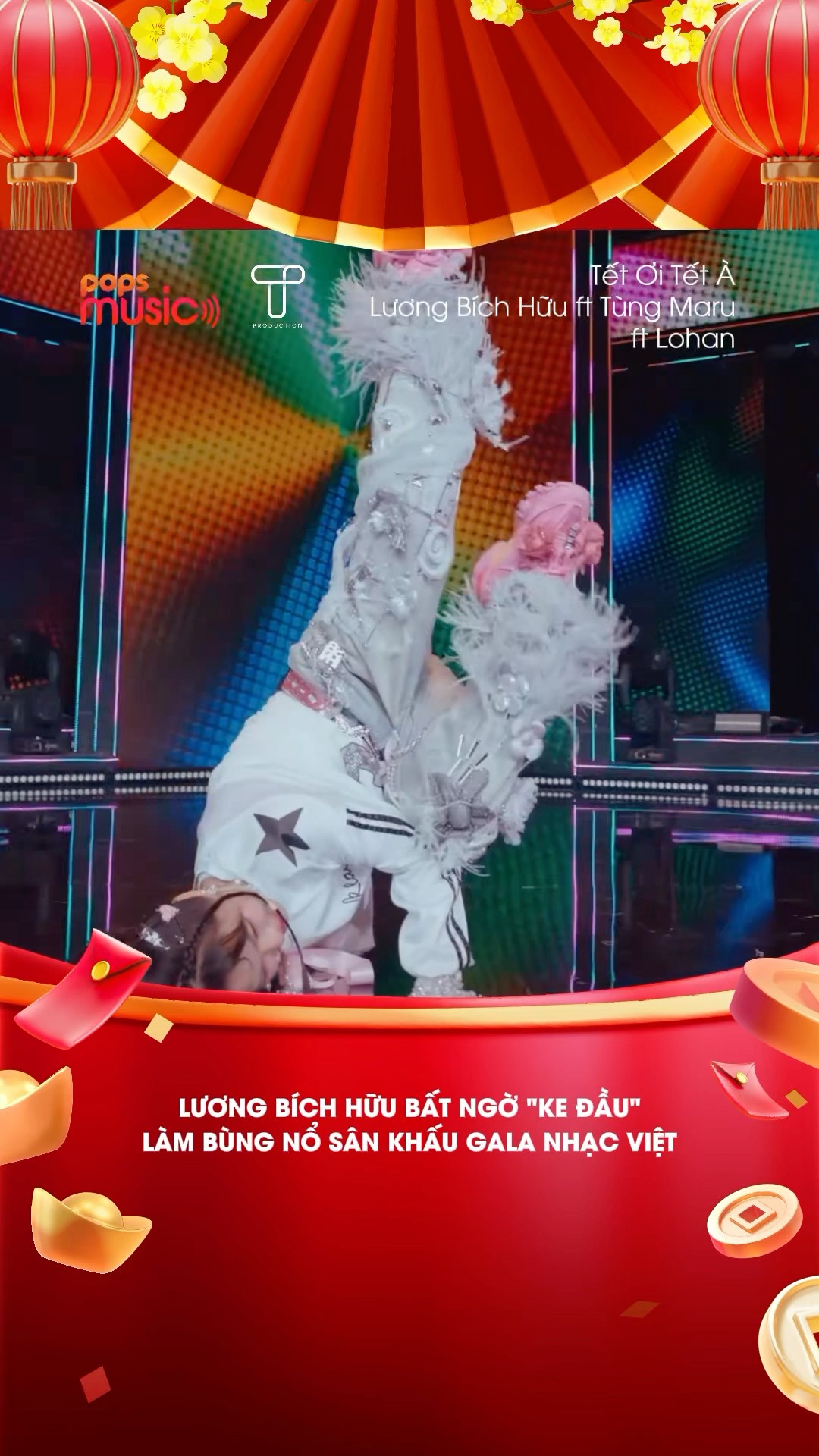 Lương Bích Hữu bất ngờ “ke đầu” làm bùng nổ sân khấu Gala Nhạc Việt #popsmusic