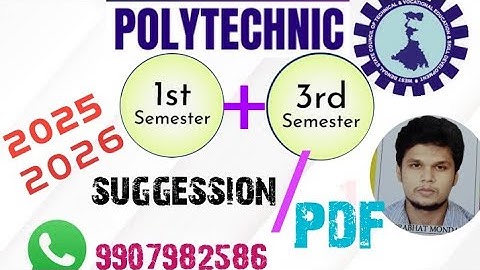 Polytechnic Suggession wbscte 