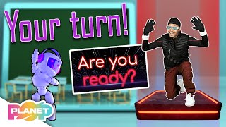 Stand Up And Actions Vocabulary Rap | Listen And Repeat | ESL Kids | Planet Pop