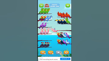 Bird Sort Puzzle l Classic Level 242 l Bird Sort Color Puzzle l Bird Sort Puzzle Challenge #gameplay