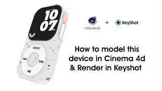 Cinema 4D & Keyshot Tutorial - Learn to Model this Device C4D & Keyshot (Beginners) Part 2