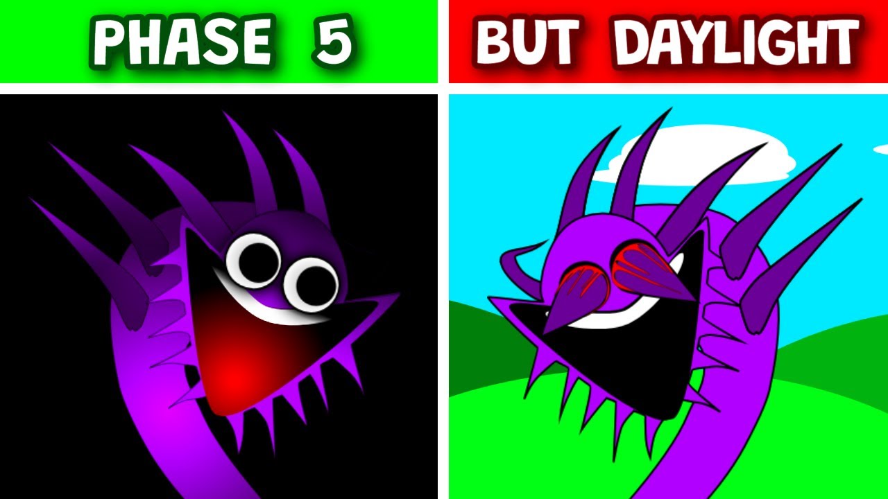 Sprunki PHASE 5 But VS Daylight Version (NEW REACTIONS)