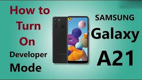 How to Enable Developer Mode On Samsung Galaxy A21/A21s l Enable Developer Mode in all Samsung Phone