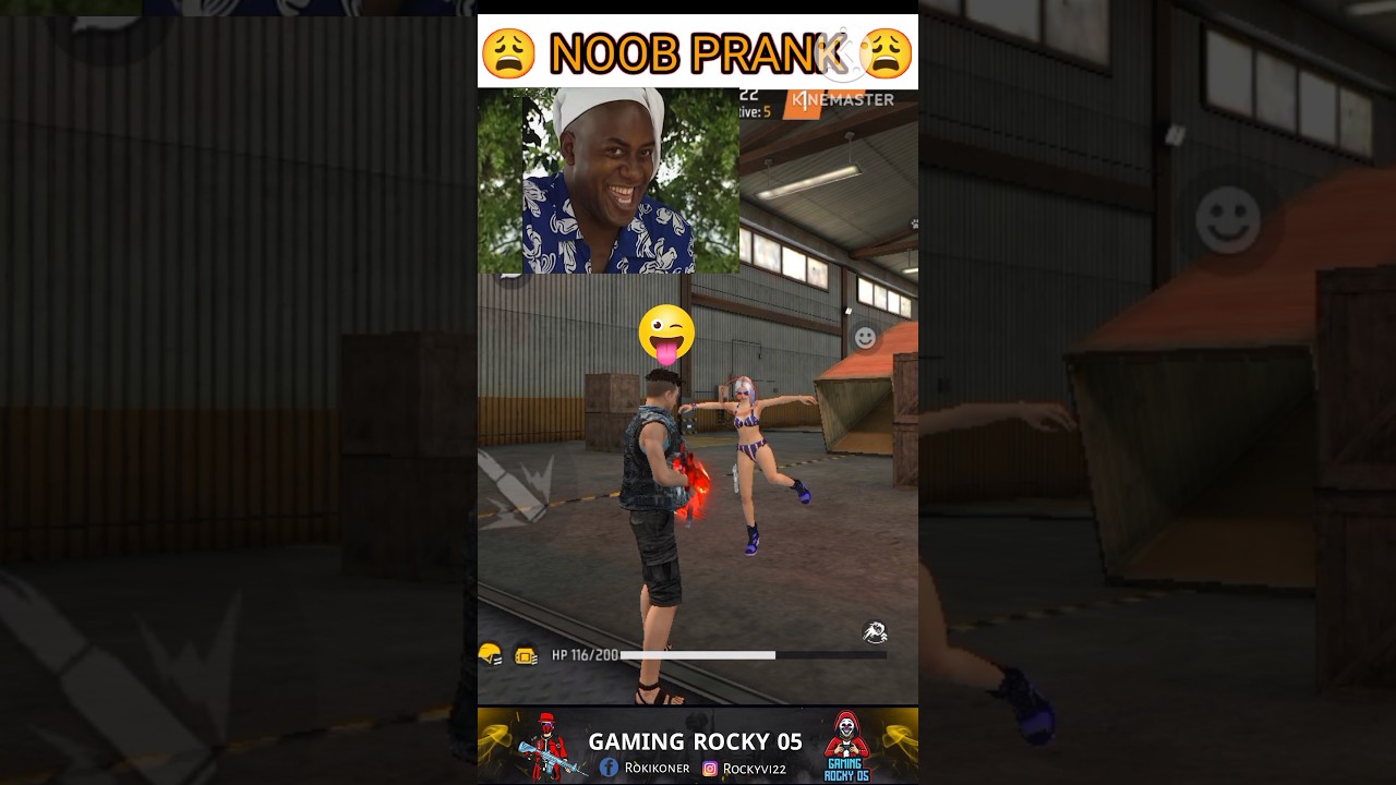 adam prank free fire😂adam prank free fire shorts