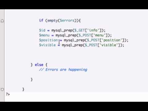 Building a CMS with PHP part 67 - MySQL to PHP otra vez