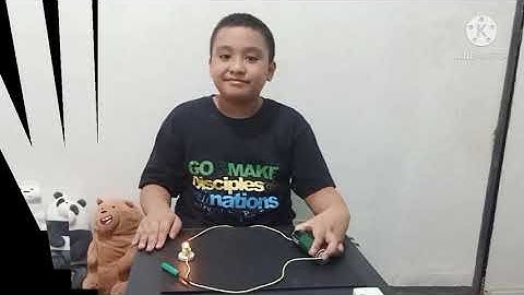 How To Make a Simple Electric Circuit : Closed and Open circuit