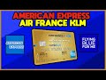 Revue de la carte air france american express gold