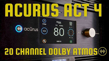 Dolby Atmos 20 Channel Home Theater Processor -  The Acurus Act 4