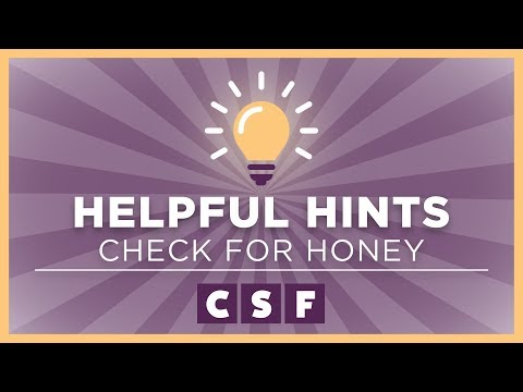 Helpful Hints: Lesson 11.7 Part 2 - Check for Honey Instructional Video Helpful Hints: Lesson 11.7 Part 2 - Check for Honey Instructional Video