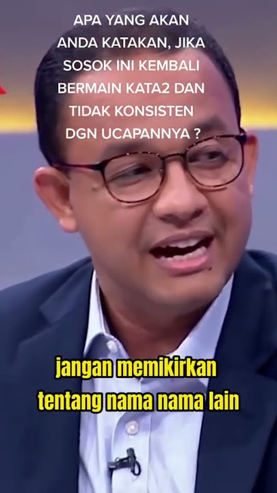 ANIES PEMBOHONG !!!