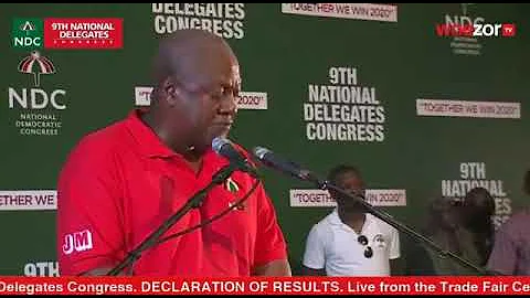 NDC:- 9TH NATIONAL DELEGATES CONGRESS SPEECH BY JM BOBOLEBOBO